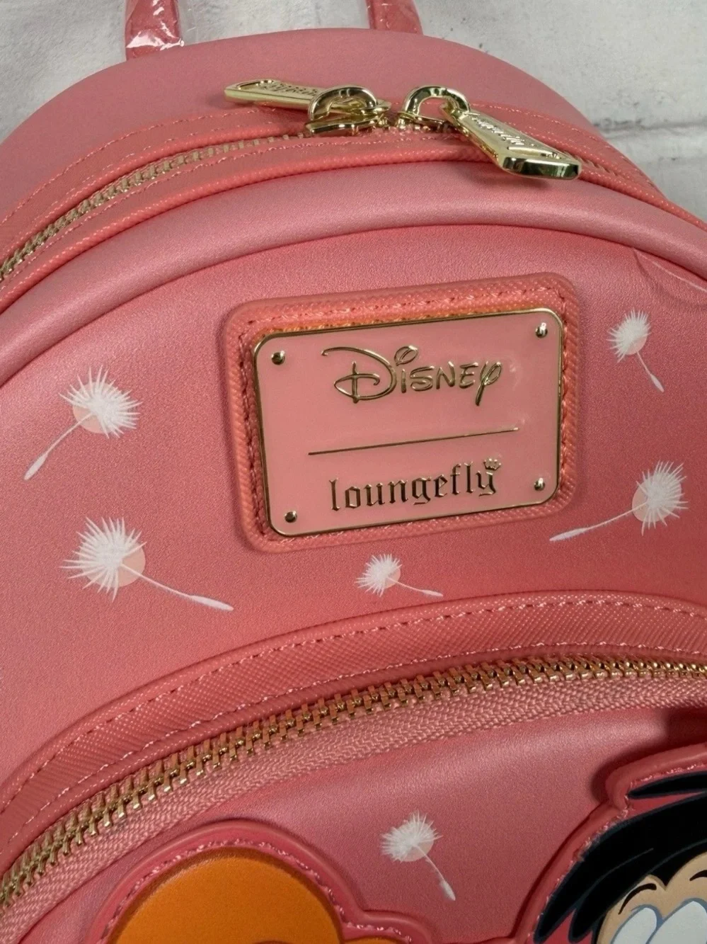 Disney Loungefly Pink 'Max & Roxanne' Mini Backpack or use as purse new with tag